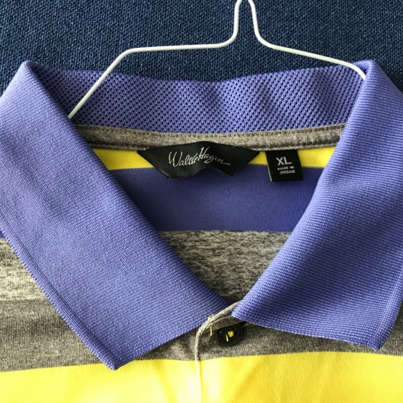 Walter Hagen Golf Polo Men’s XL Short Sleeve Stripe - Picture 4 of 8